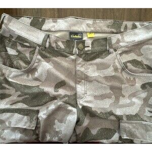 Cabela's Cargo Pants Mens 40 Regular Green Camouflage Hunting Outdoor Pockets
